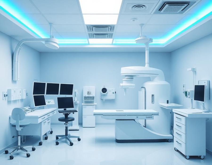 Modern hospital diagnostic and imaging room